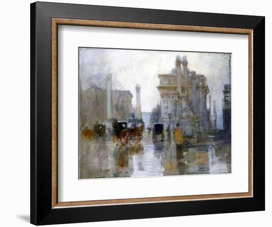 The Dewey Arch, c.1900-Paul Cornoyer-Framed Giclee Print