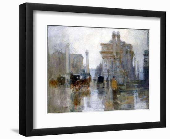 The Dewey Arch, c.1900-Paul Cornoyer-Framed Giclee Print