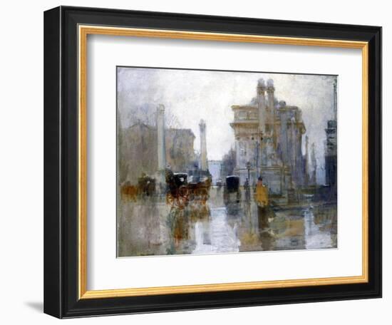 The Dewey Arch, c.1900-Paul Cornoyer-Framed Giclee Print