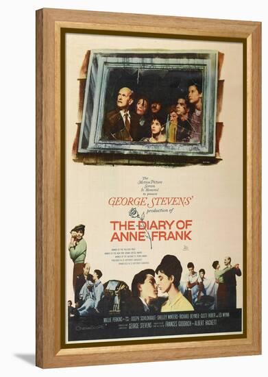 The Diary of Anne Frank, 1959, Directed by George Stevens-null-Framed Premier Image Canvas