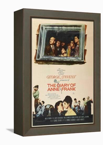 The Diary of Anne Frank, 1959, Directed by George Stevens-null-Framed Premier Image Canvas