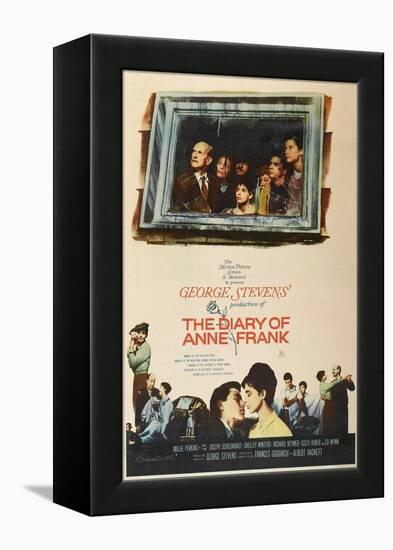 The Diary of Anne Frank, 1959, Directed by George Stevens-null-Framed Premier Image Canvas