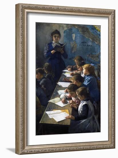 The Dictation Lesson, 1891-Demetrio Cosola-Framed Giclee Print