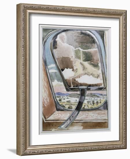 The Different Skies, 1939 (W/C & Pencil)-Paul Nash-Framed Giclee Print
