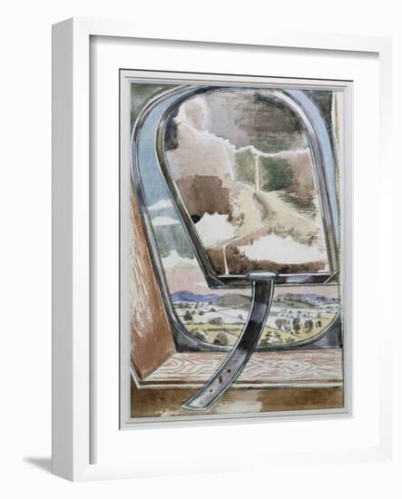 The Different Skies, 1939 (W/C & Pencil)-Paul Nash-Framed Giclee Print