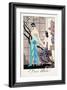 The Difficult Admission-Georges Barbier-Framed Giclee Print