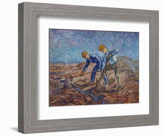 The Diggers-Vincent van Gogh-Framed Giclee Print