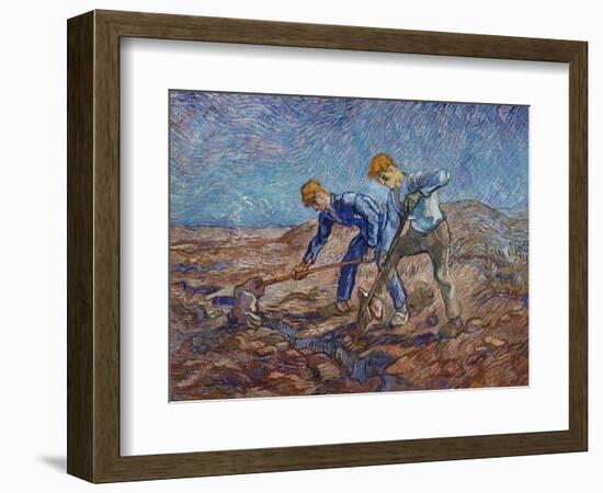 The Diggers-Vincent van Gogh-Framed Giclee Print