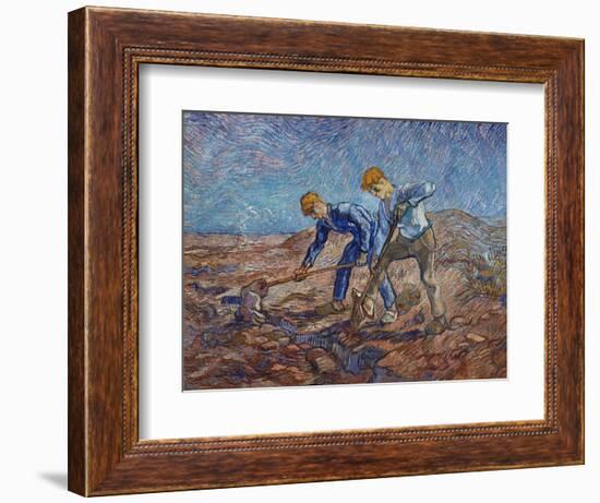 The Diggers-Vincent van Gogh-Framed Giclee Print