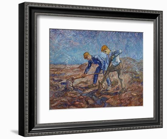 The Diggers-Vincent van Gogh-Framed Giclee Print