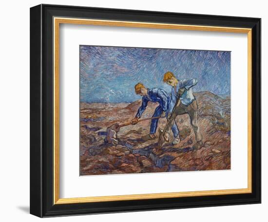 The Diggers-Vincent van Gogh-Framed Giclee Print