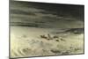 The Diligence in the Snow, 1860-Gustave Courbet-Mounted Giclee Print