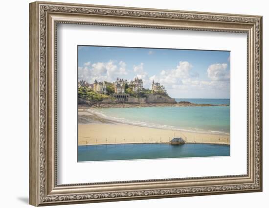 The Dinard Beach-Philippe Manguin-Framed Photographic Print