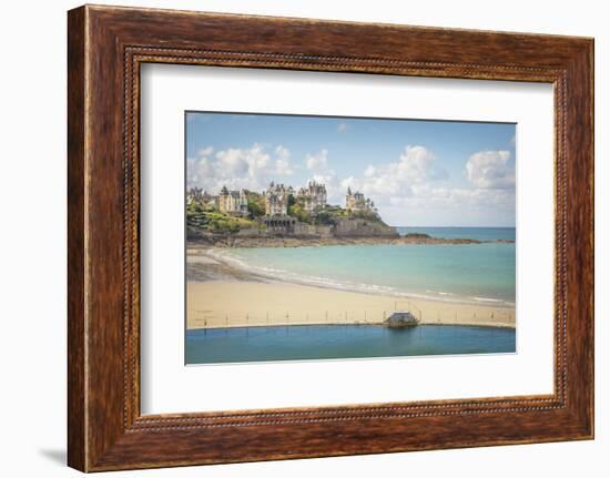 The Dinard Beach-Philippe Manguin-Framed Photographic Print