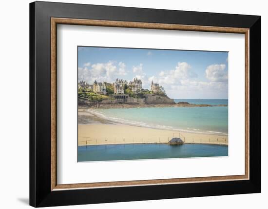 The Dinard Beach-Philippe Manguin-Framed Photographic Print