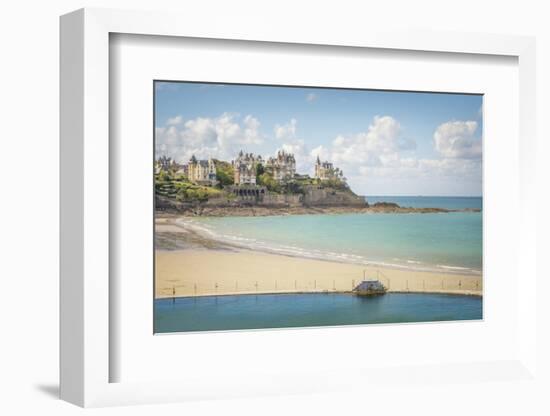 The Dinard Beach-Philippe Manguin-Framed Photographic Print