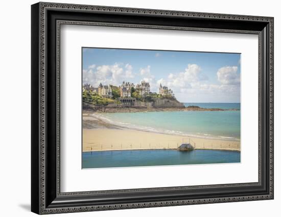 The Dinard Beach-Philippe Manguin-Framed Photographic Print