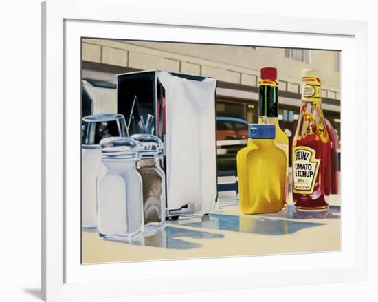 The Diner-Sergio Galli-Framed Art Print