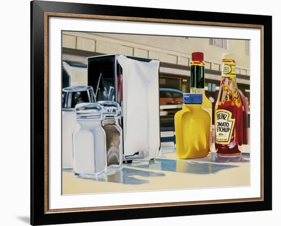 The Diner-Sergio Galli-Framed Art Print