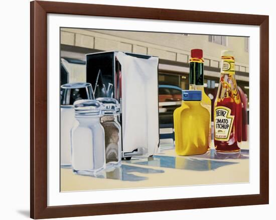 The Diner-Sergio Galli-Framed Art Print