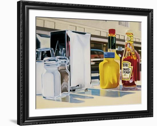 The Diner-Sergio Galli-Framed Art Print