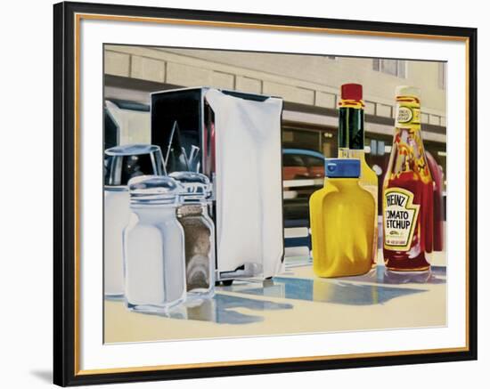 The Diner-Sergio Galli-Framed Art Print