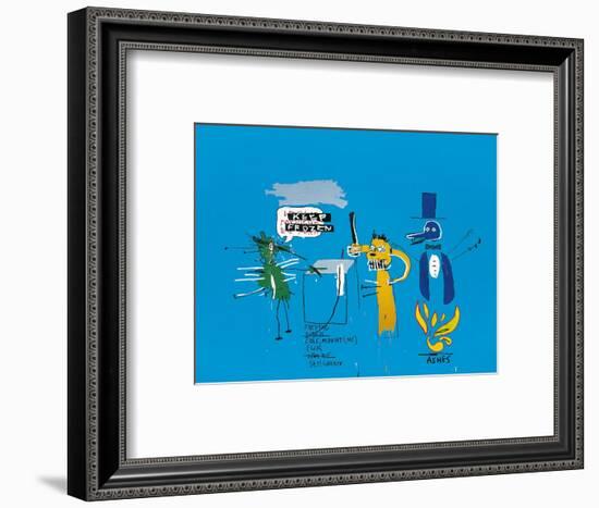 The Dingoes That Park Their Brains with Their Gum, 1988-Jean-Michel Basquiat-Framed Giclee Print