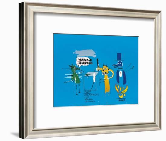 The Dingoes That Park Their Brains with Their Gum, 1988-Jean-Michel Basquiat-Framed Giclee Print