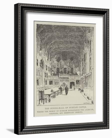 The Dining-Hall of Durham Castle-Frederick Morgan-Framed Giclee Print