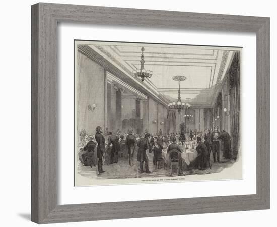 The Dining-Room at the Lord Warden, Dover-null-Framed Giclee Print