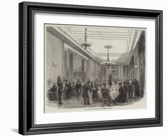 The Dining-Room at the Lord Warden, Dover-null-Framed Giclee Print