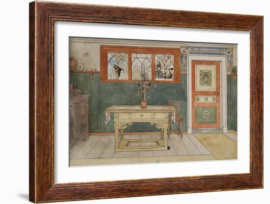 The Dining Room, from 'A Home' series, c.1895-Carl Larsson-Framed Giclee Print