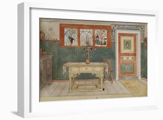 The Dining Room, from 'A Home' series, c.1895-Carl Larsson-Framed Giclee Print