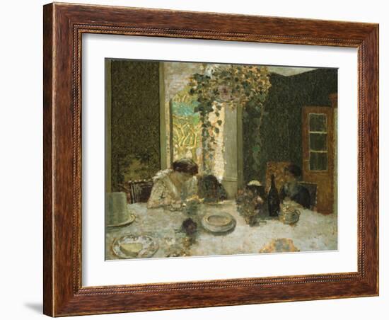 The Dining Room; La Salle a Manger-Edouard Vuillard-Framed Giclee Print