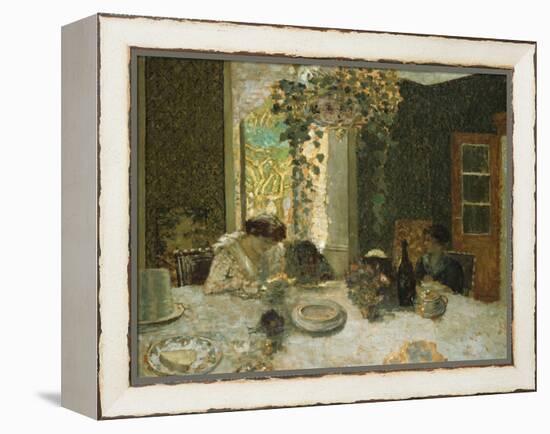 The Dining Room; La Salle a Manger-Edouard Vuillard-Framed Premier Image Canvas