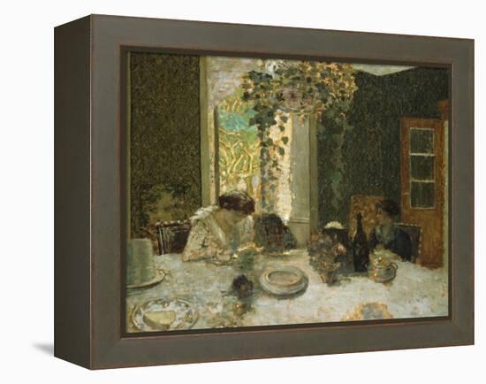 The Dining Room; La Salle a Manger-Edouard Vuillard-Framed Premier Image Canvas