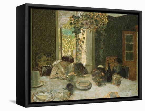 The Dining Room; La Salle a Manger-Edouard Vuillard-Framed Premier Image Canvas