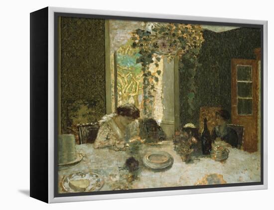 The Dining Room; La Salle a Manger-Edouard Vuillard-Framed Premier Image Canvas