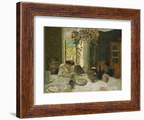 The Dining Room; La Salle a Manger-Edouard Vuillard-Framed Giclee Print