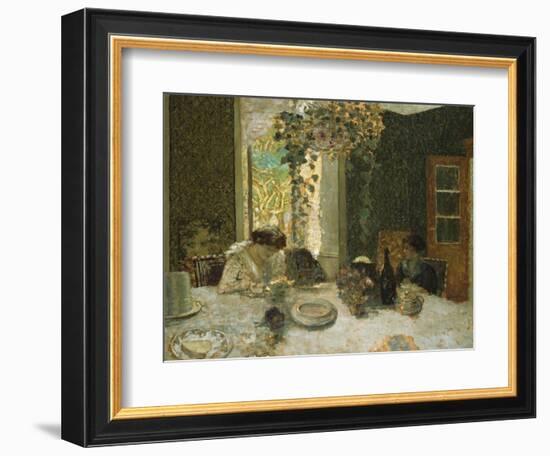 The Dining Room; La Salle a Manger-Edouard Vuillard-Framed Giclee Print