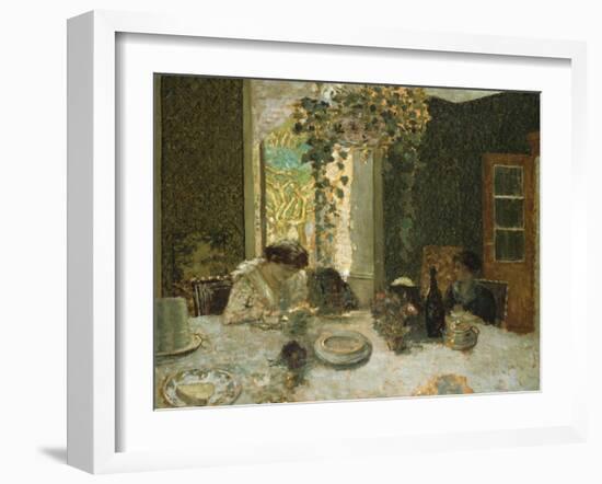 The Dining Room; La Salle a Manger-Edouard Vuillard-Framed Giclee Print