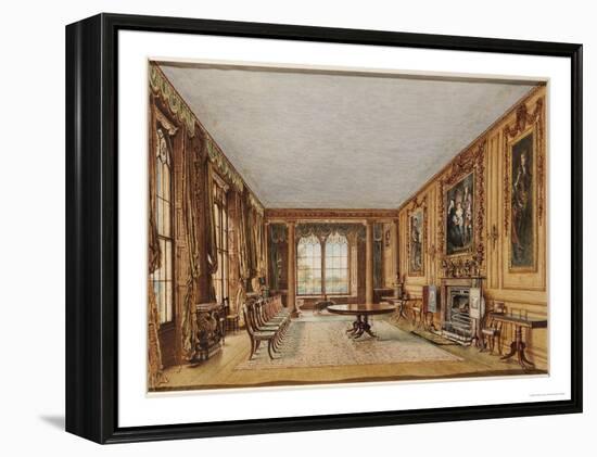 The Dining Room of the Earl of Essex at Cassiobury, 1821-William Henry Hunt-Framed Premier Image Canvas