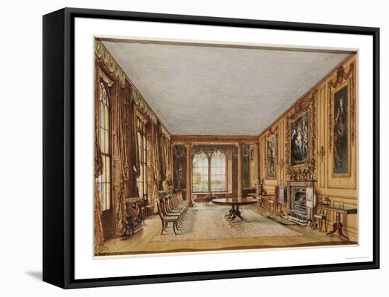 The Dining Room of the Earl of Essex at Cassiobury, 1821-William Henry Hunt-Framed Premier Image Canvas