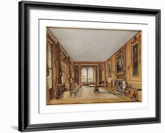 The Dining Room of the Earl of Essex at Cassiobury, 1821-William Henry Hunt-Framed Giclee Print