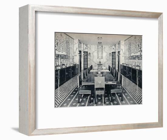 The Dining Room of the Stoclet Palace, Brussels, Belgium, c1914-Unknown-Framed Photographic Print