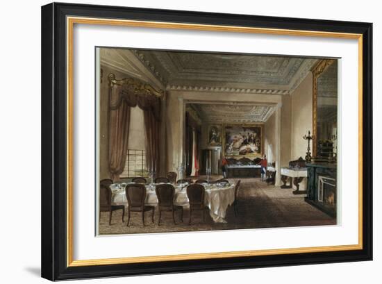 The Dining Room, Osborne House, 1851-James Roberts-Framed Giclee Print