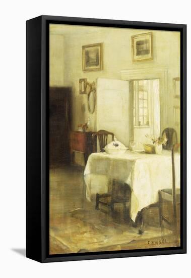 The Dining Room-Carl Holsoe-Framed Premier Image Canvas