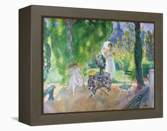 The Dinner; Le Dejeuner-Henri Lebasque-Framed Premier Image Canvas