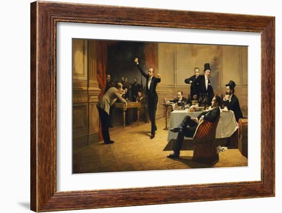 The Dinner Party-Ferencz Paczka-Framed Giclee Print