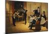 The Dinner Party-Ferencz Paczka-Mounted Giclee Print